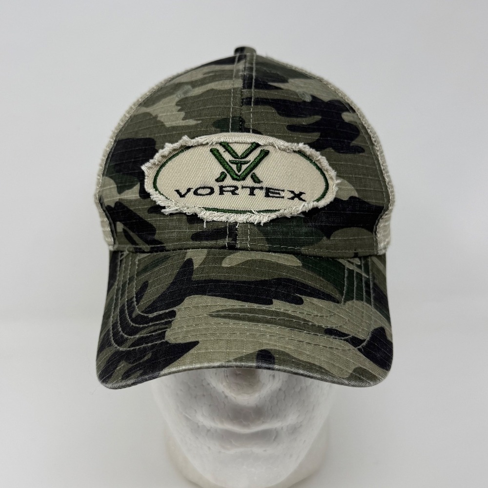 Vortex Optics Camo Trucker Hat Mesh Back Snapback The Force of Optics Camouflage